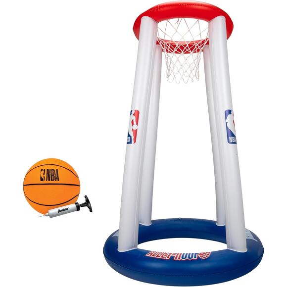 Franklin Sports NBA Alley-Hoop Kids Inflatable Toy Basketball Hoop Set new - Picture 1 of 5